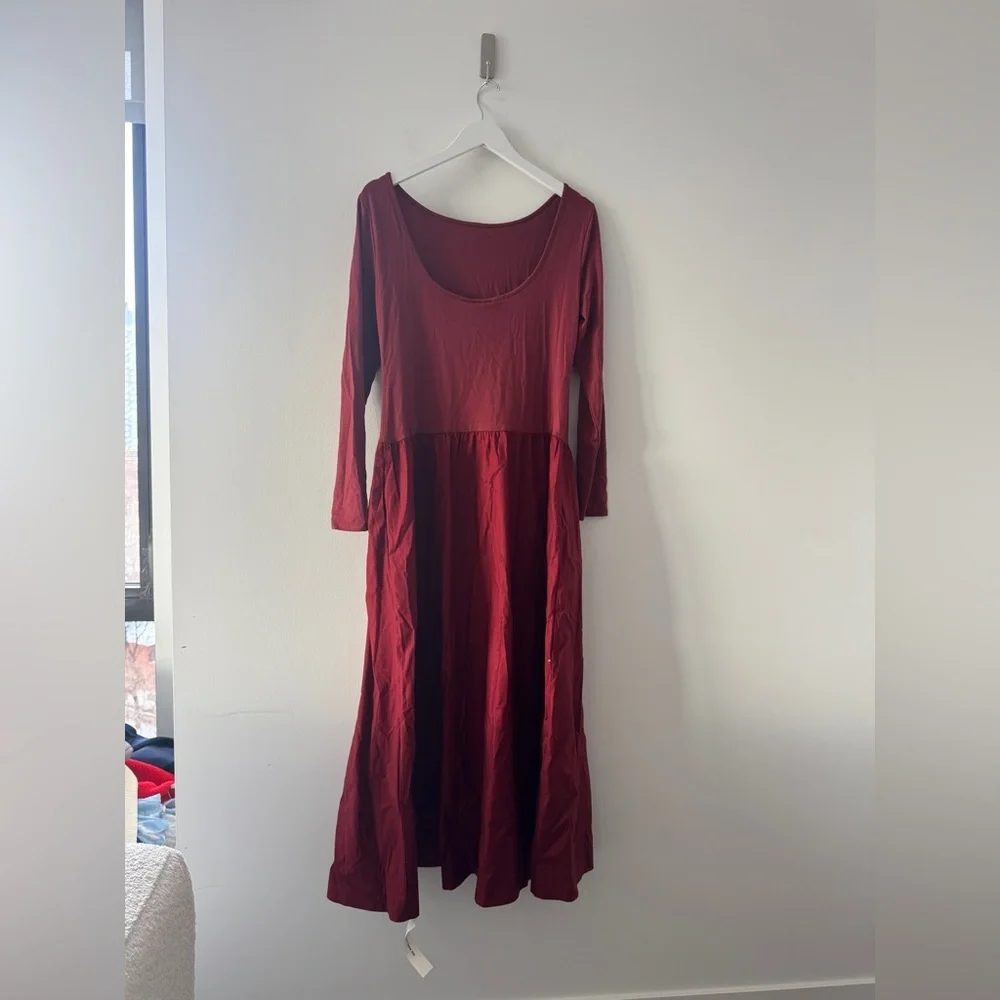 REFORMATION NWT Abel Knit Dress in Chianti XL - Picture 5 of 7